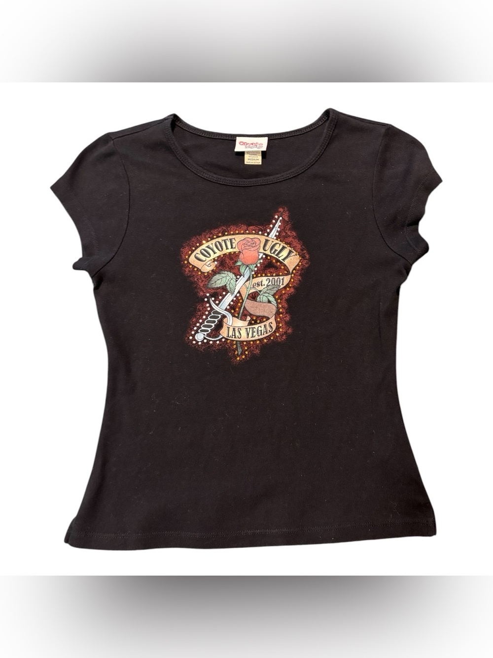 Coyote Ugly Las Vegas Black Graphic Tee